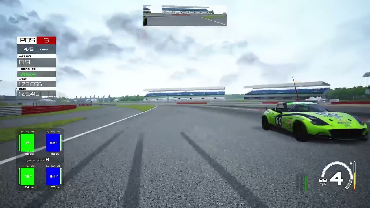 Silverstone National Race with Mazda MX5's on Assetto, Onboard Commentary