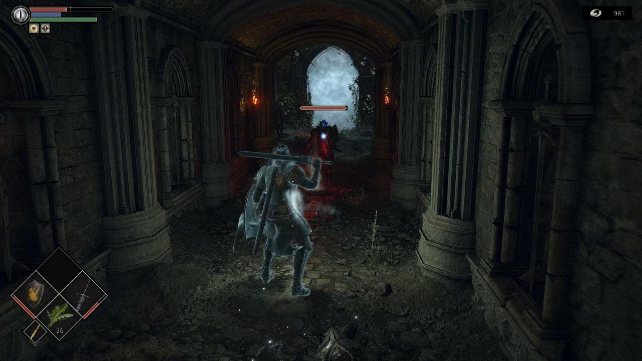 First time parry  in Souls series