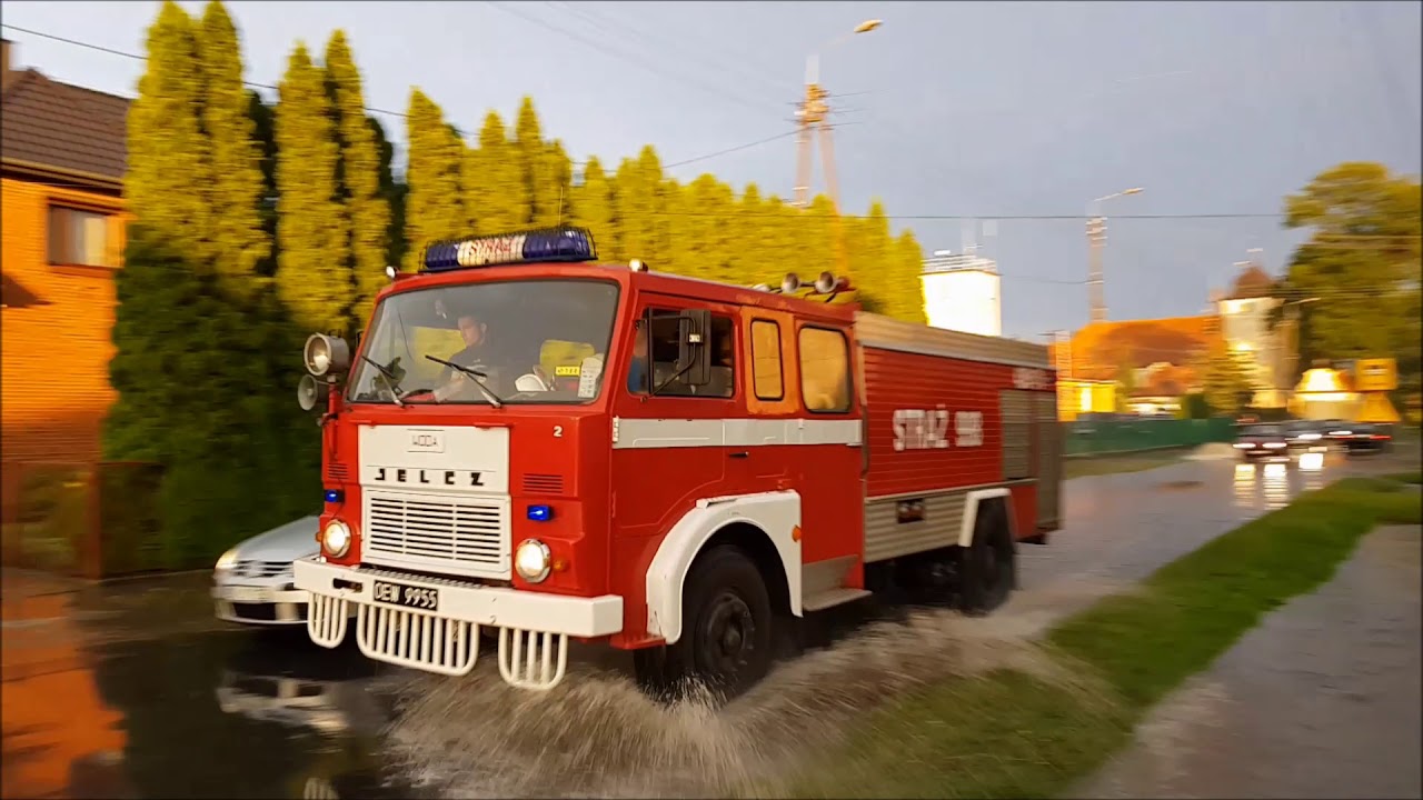 Alarmowo Volkswagen Amarok i Jelcz 325 - OSP Kuniów