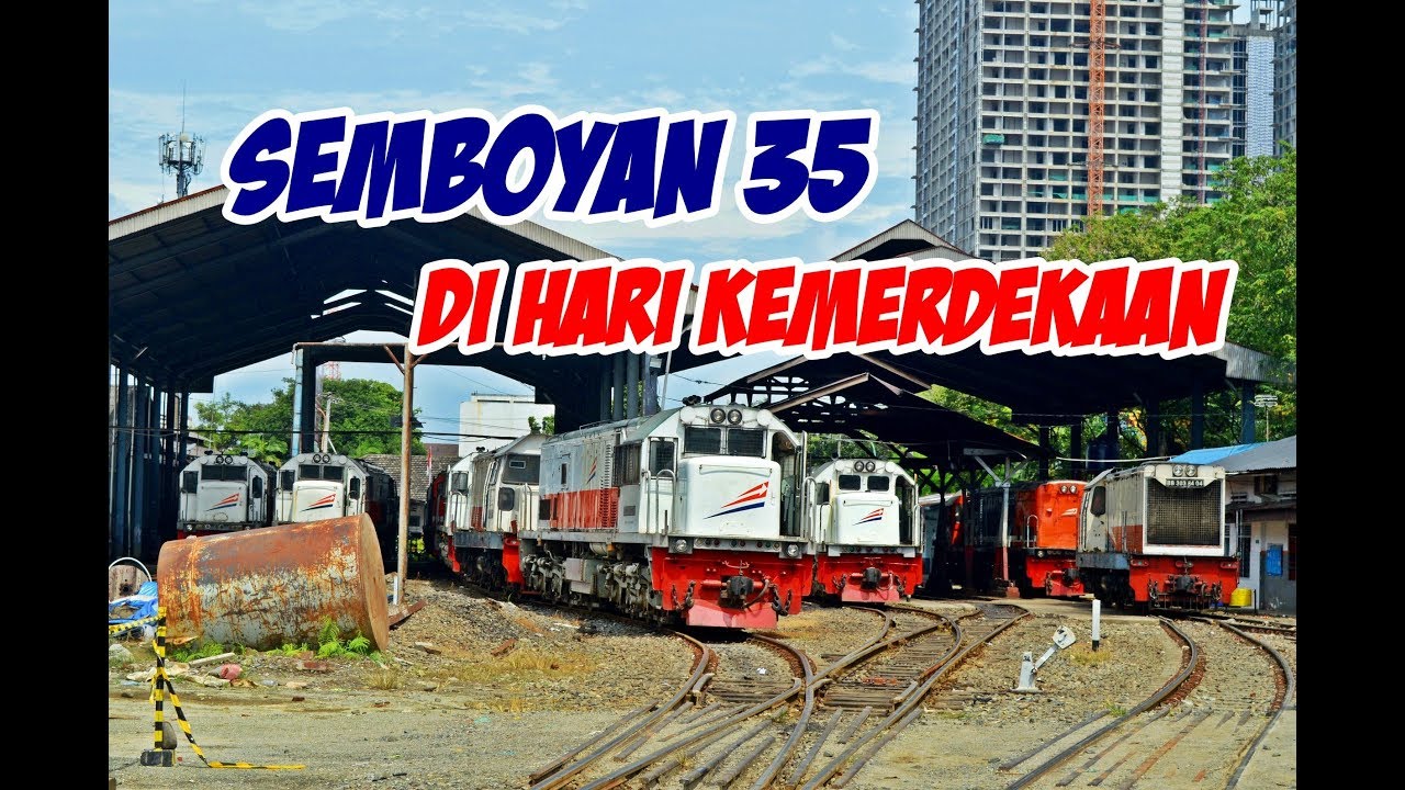 (2,5 menit) Semboyan 35 Lokomotif Terpanjang BB 203, BB302, BB303, CC201 Divre 1