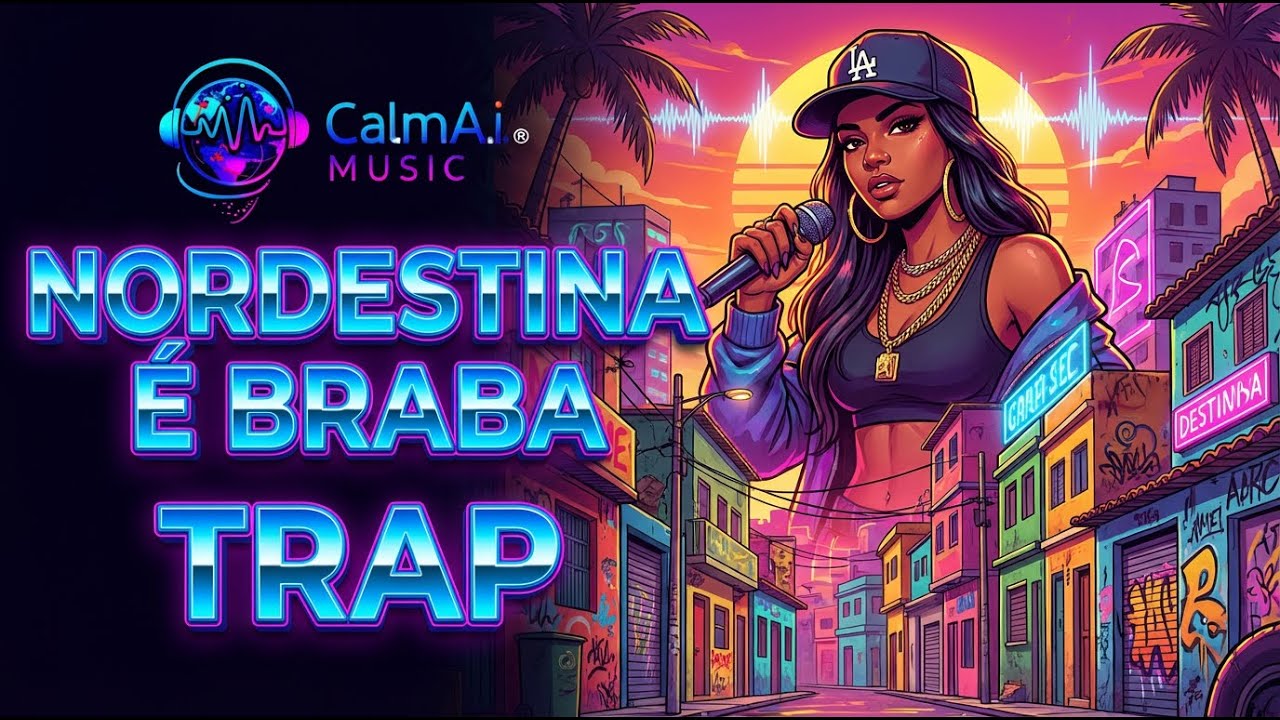 Calm.A.I. - As Mina é Braba [ TRAP ] - 4K