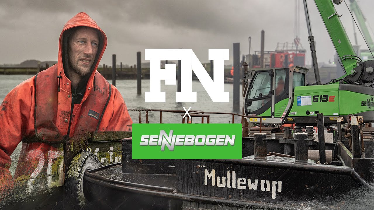 SENNEBOGEN 613 E Raupe - Stegrückbau in der Ostsee