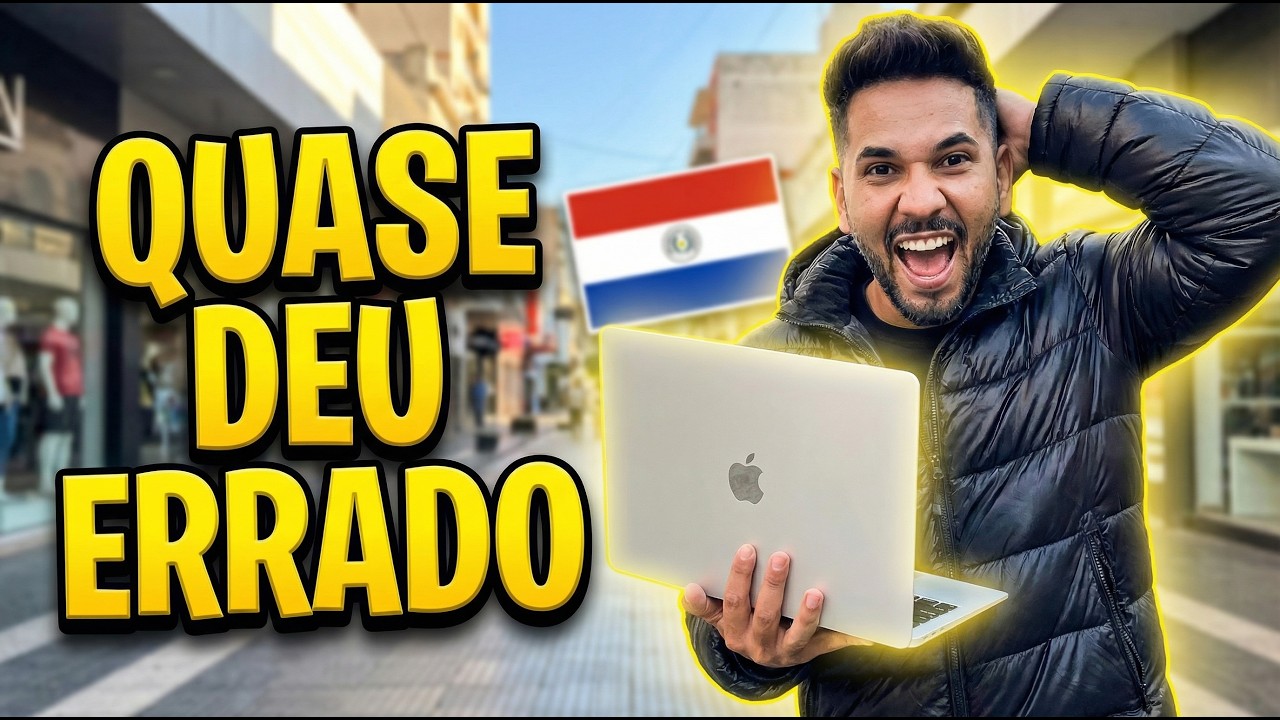 COMPREI MEU PRIMEIRO MACBOOK AIR M4 NO PARAGUAI! COMO FOI?!
