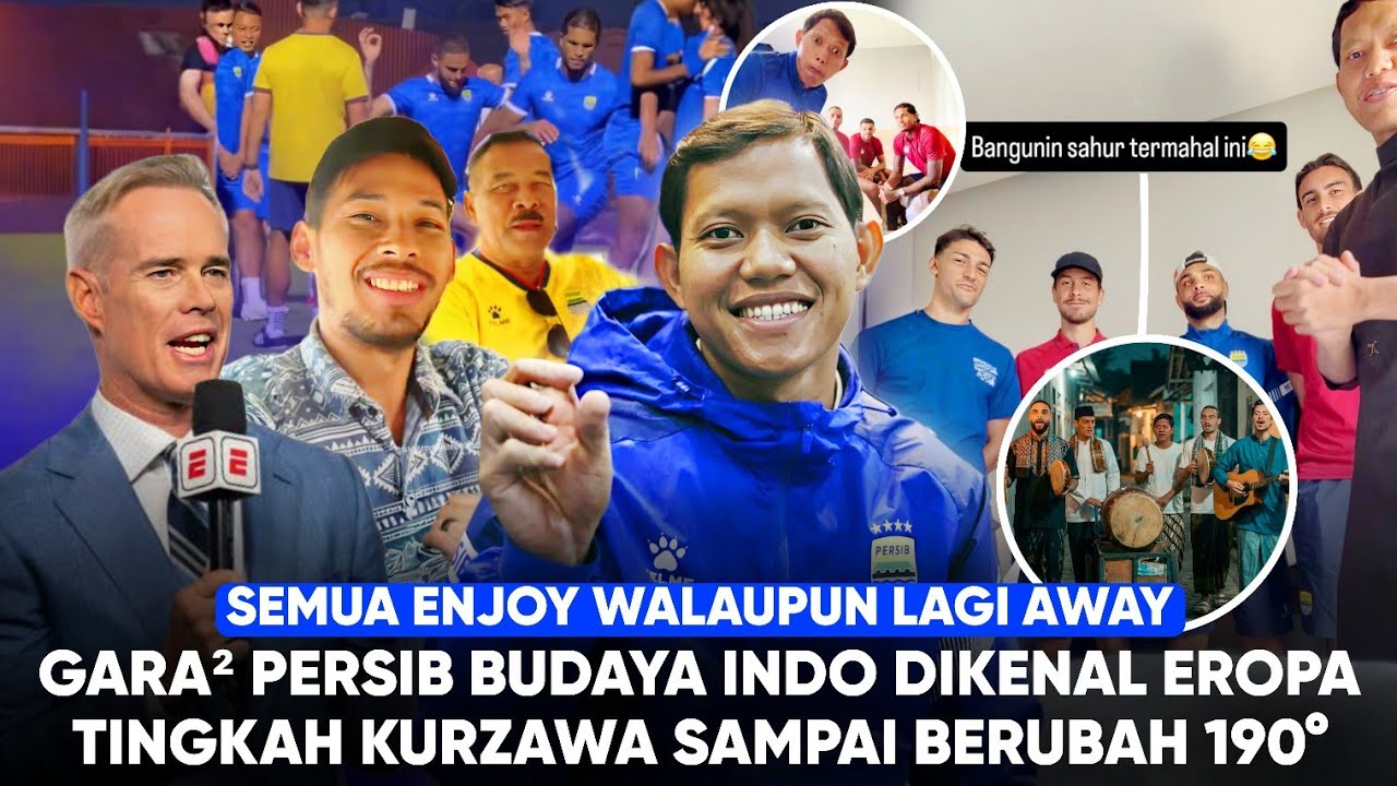 Pantes Toleransi di Persib Tinggi! Adam Alis Pamer Tradisi Indo di Thailand, Kurzawa Jadi Pelawak