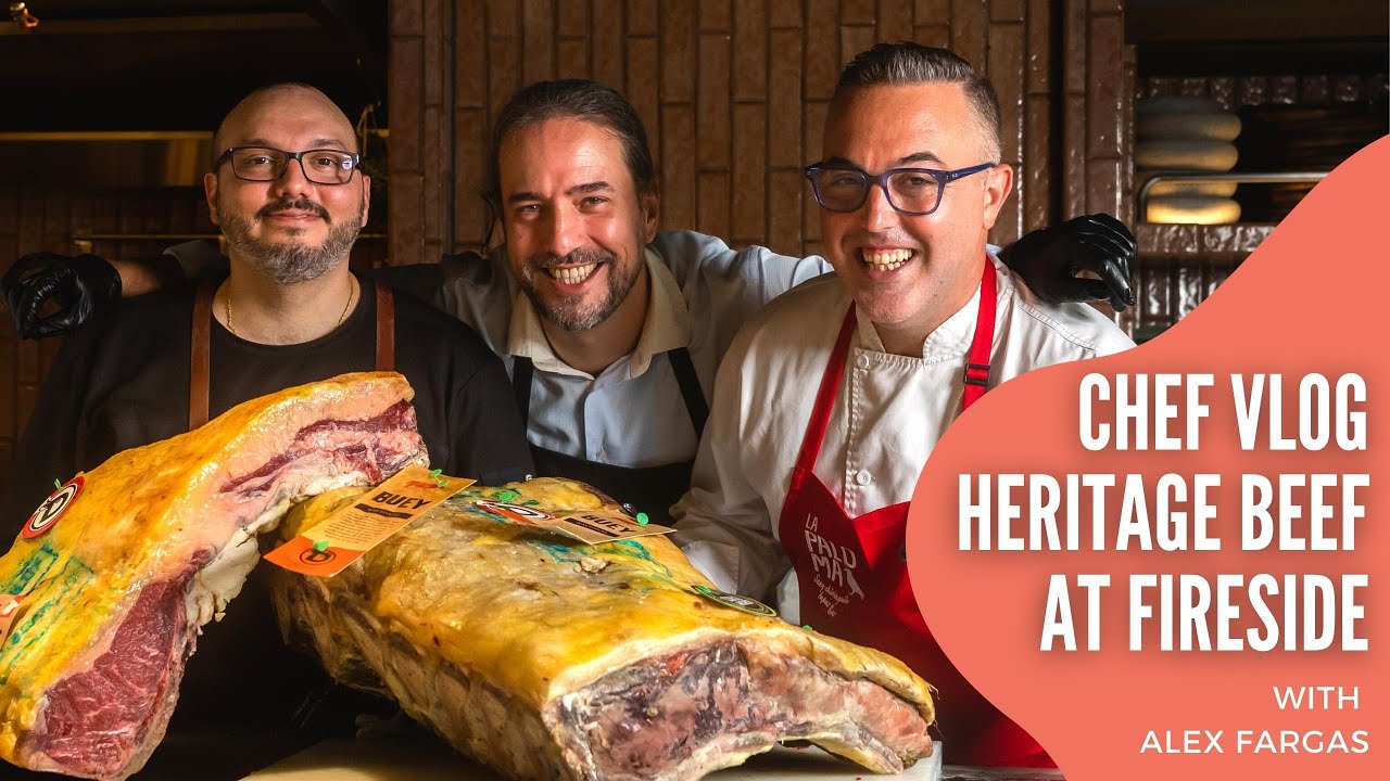 Chef Vlog: Rare Heritage Beef Steaks at Fireside!