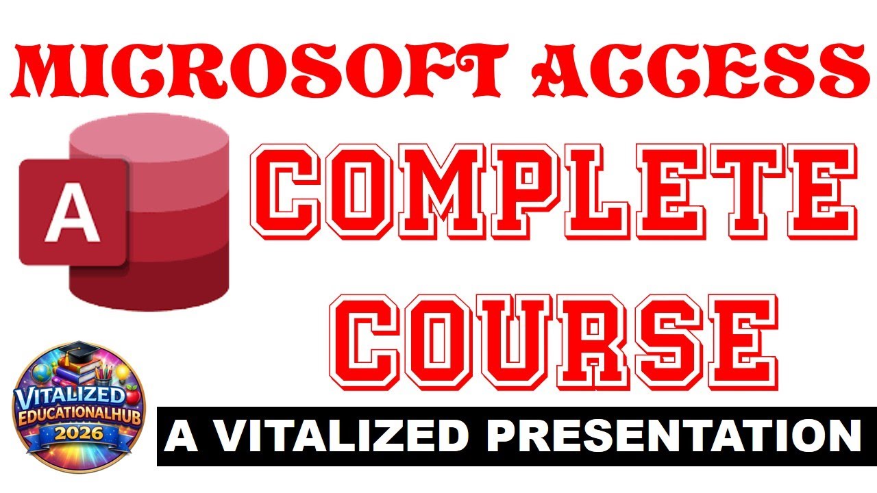 ms access complete course | All concepts about MS-Access software