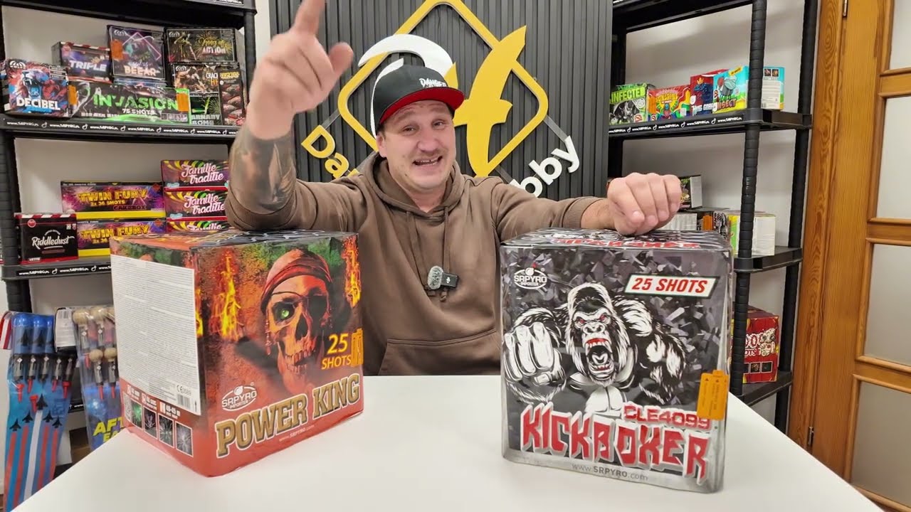 Dwie POTĘŻNE⁉️ wyrzutnie od Srpyro KICK BOXER oraz POWER KING 🤩 48mm w akcji 