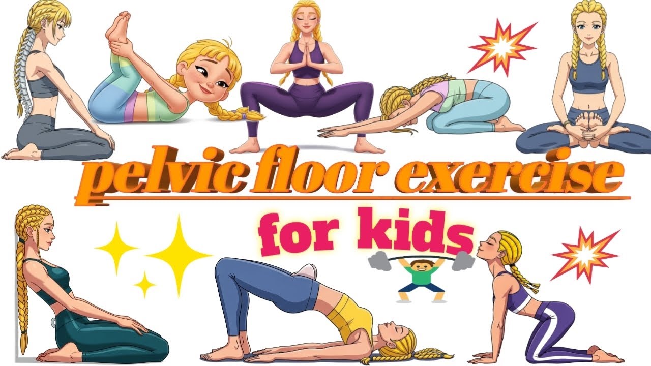 Pelvic Floor Exercises for Kids 🧒 | Morning Yoga for Flexibility & Strong Body