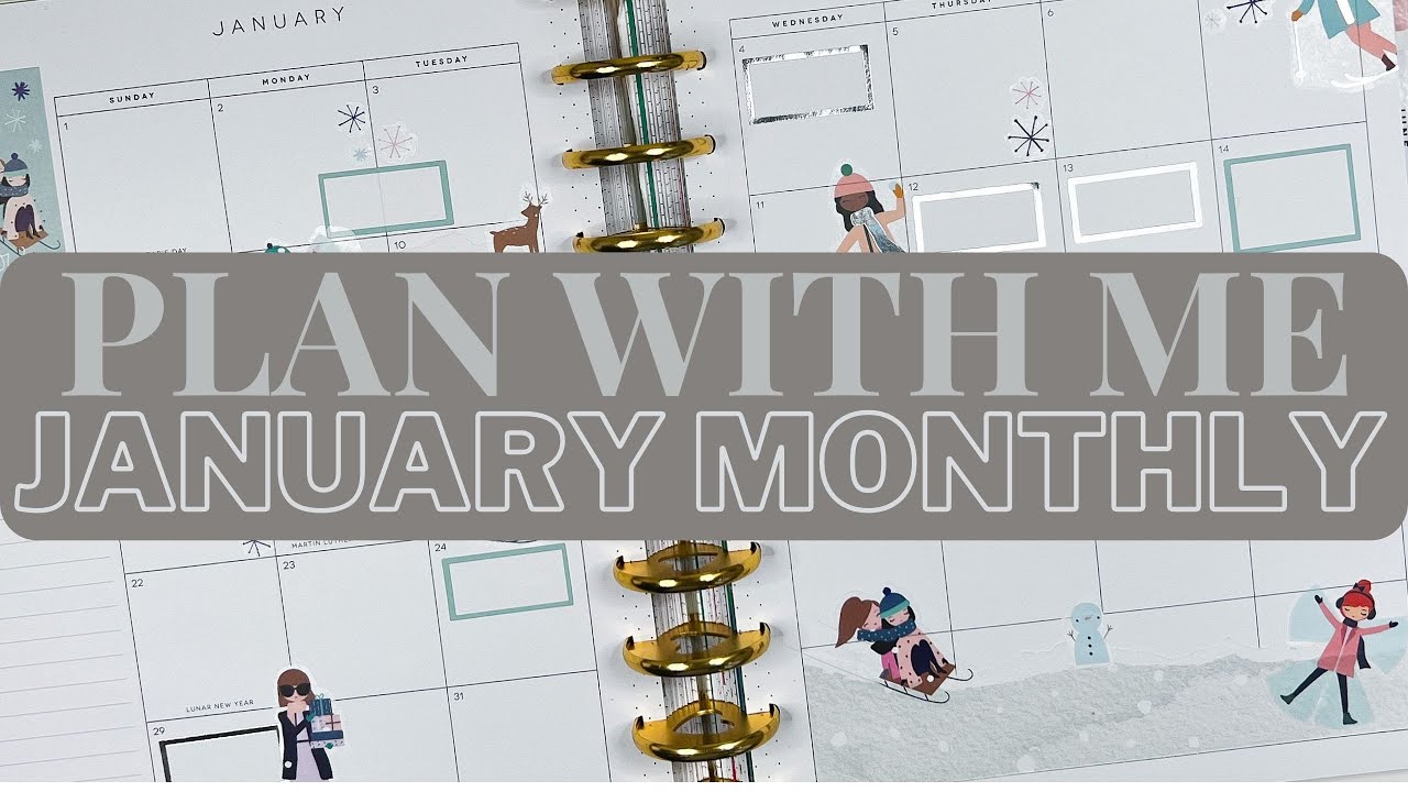 January Monthly Plan With Me