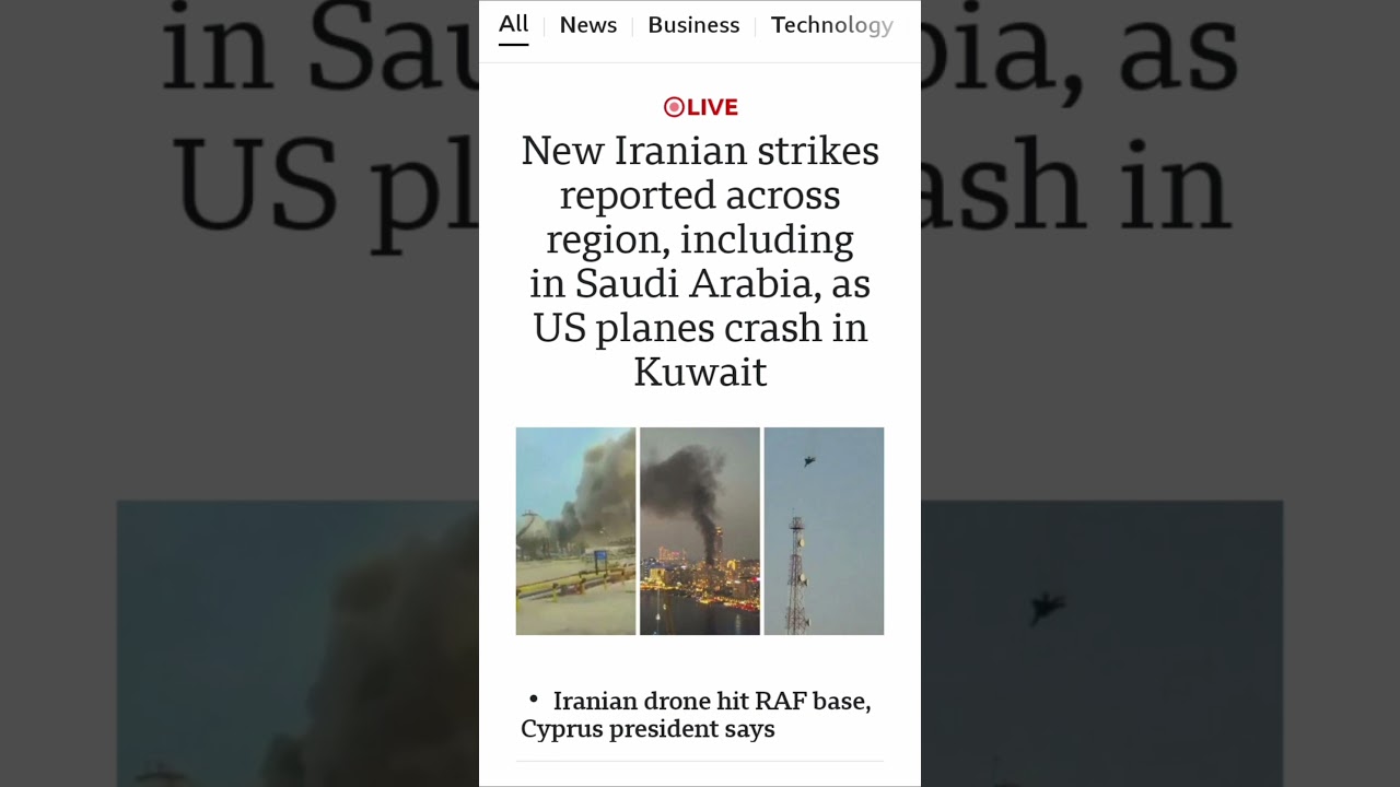 Iran Drone Strike Hits RAF Akrotiri Base in Cyprus | Middle East Conflict 2026