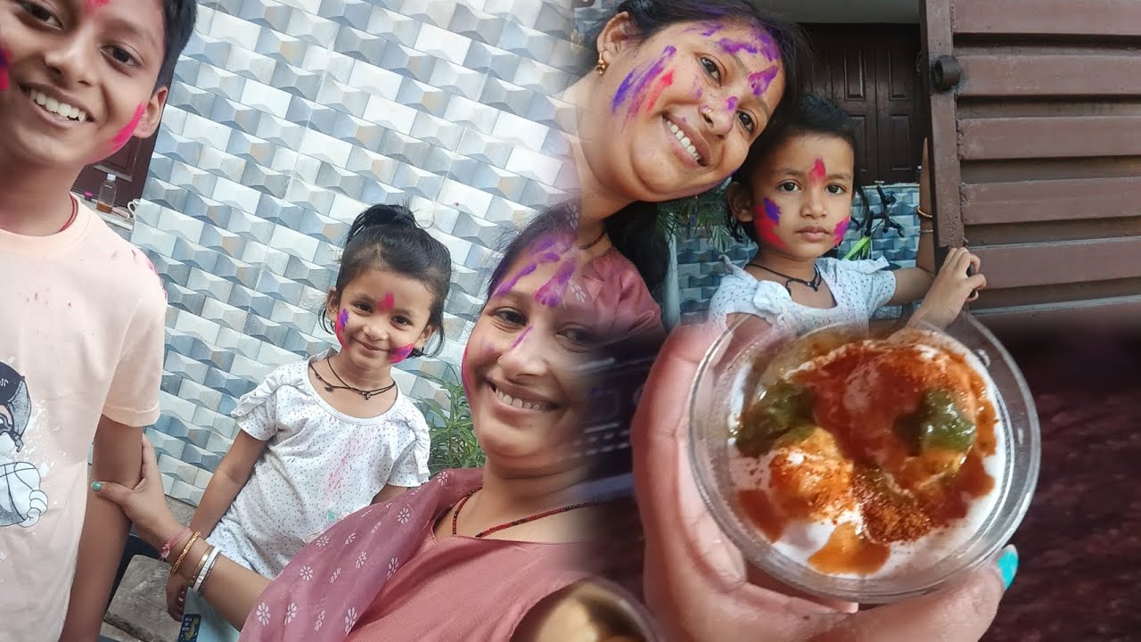 #Holi special vlog 🔫
