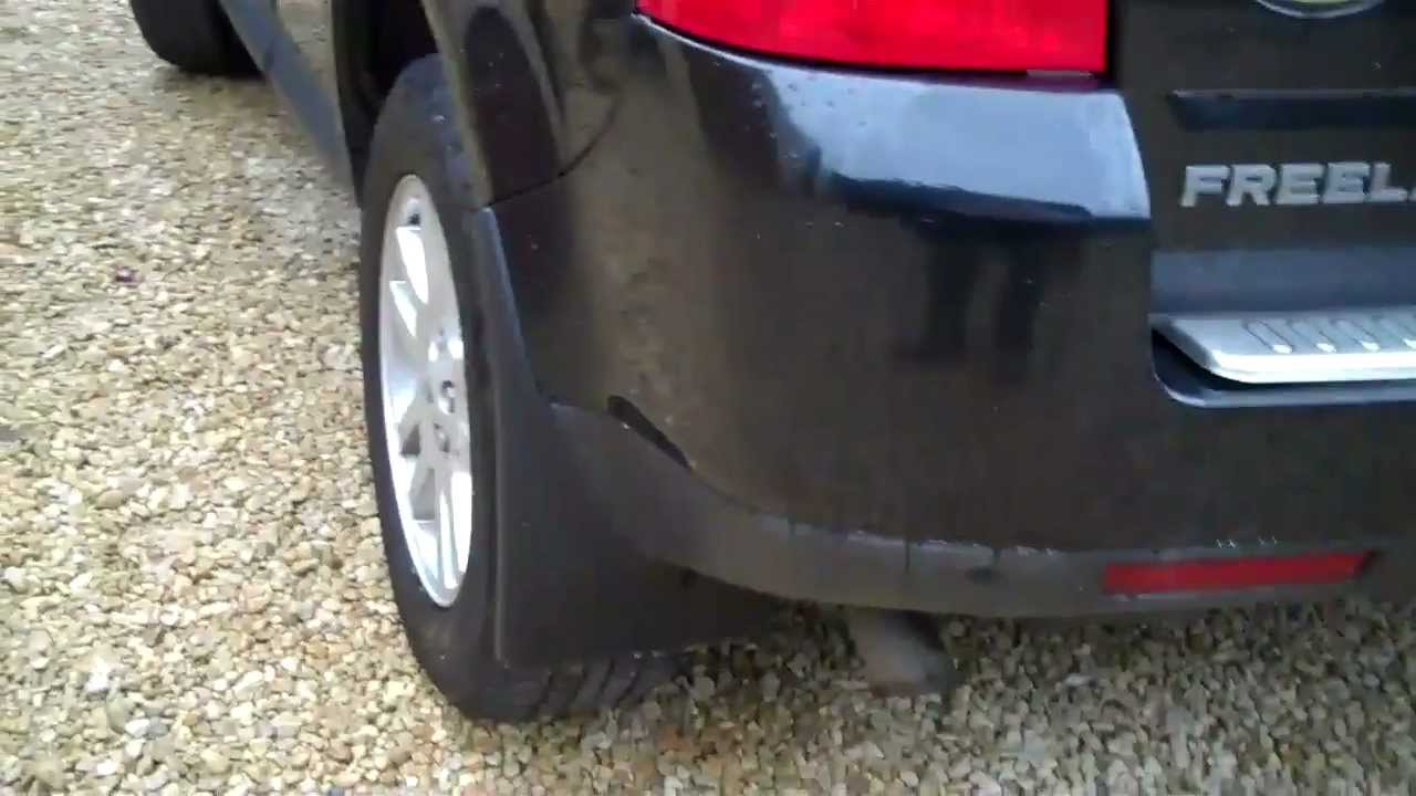 How to fit rear mudflaps on a Land Rover Freelander 2 / LR2