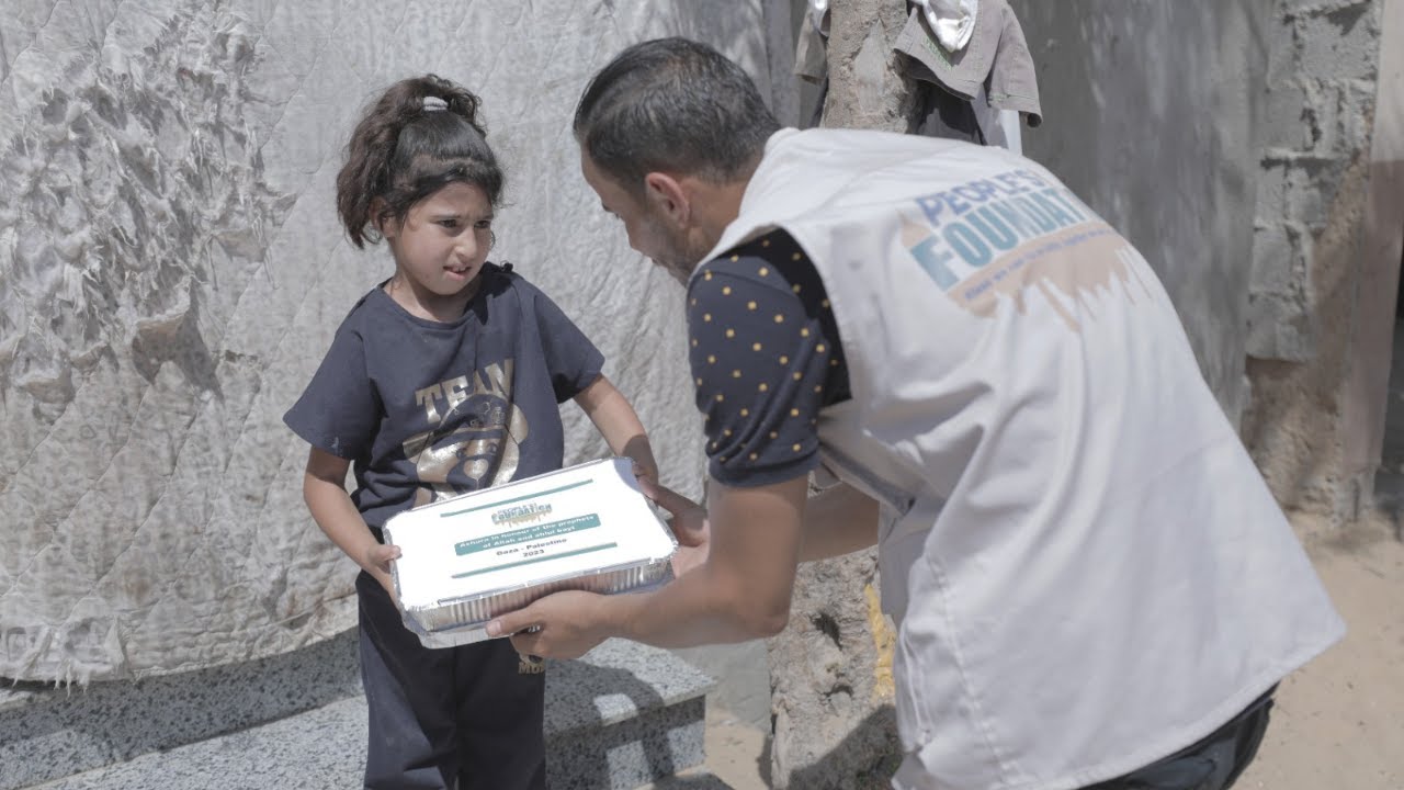 Food Packs Distribution in Gaza | People's Foundation | Food Aid