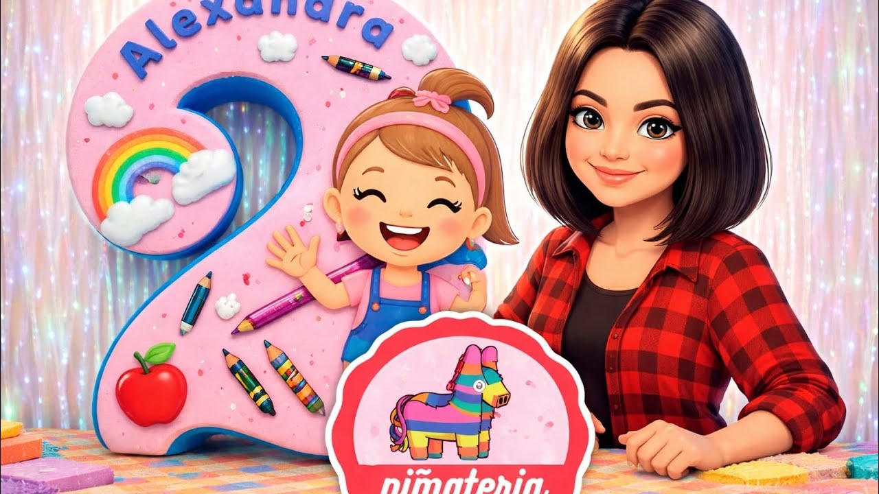Te muestro como hago una piñata tallada en unicel, icopor , de Miss Rachel