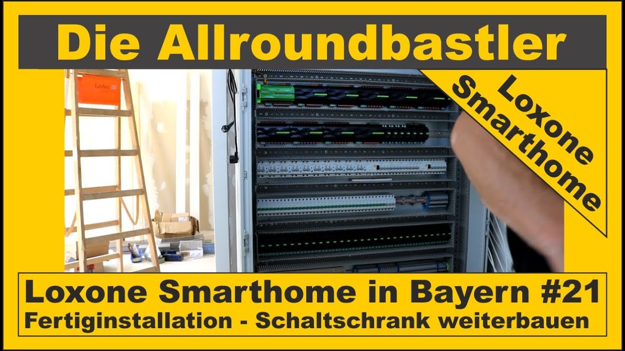 Loxone Smarthome - Fertiginstallation in Bayern #21 - Schaltschrank weiterbauen