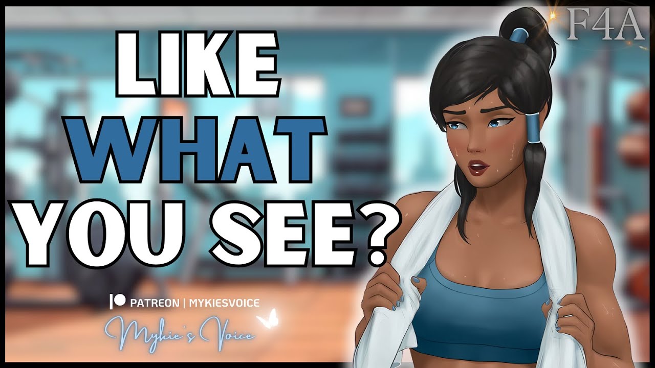 ASMR Dommy Muscle Mommy Catches You checking Her out💪🏽💙 (F4A) [Pinning You] [Assertive] [Playful]