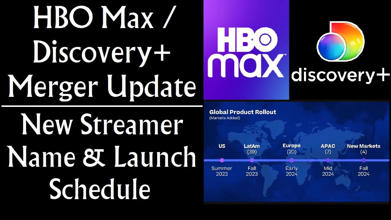 HBO Max / Discovery+ Merger Update: New Streamer Name & International Launch Schedule