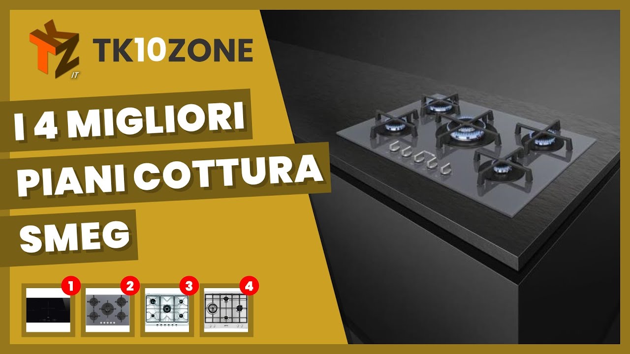 I 4 migliori piani cottura Smeg