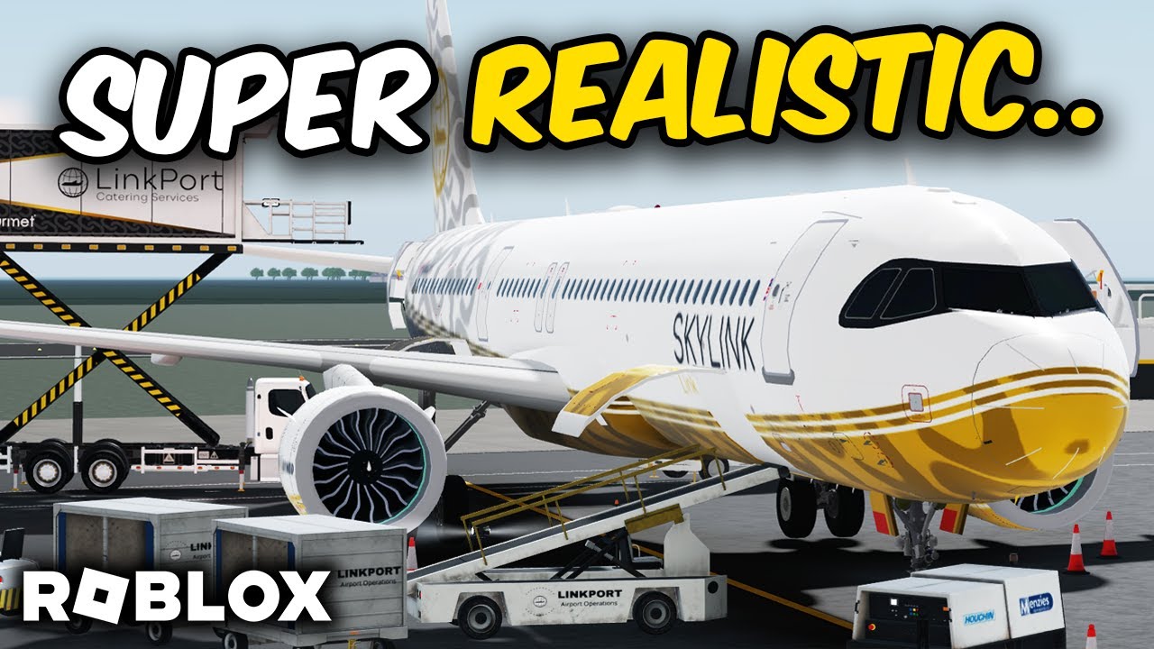 Flying on a ROBLOX plane...