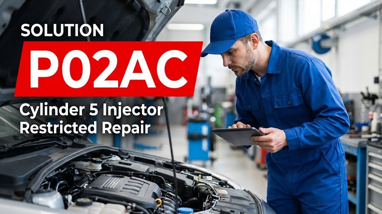 Как исправить ошибку P02AC OBD II &mdash; ремонт форсунки цилиндра 5 с ограниченным доступом