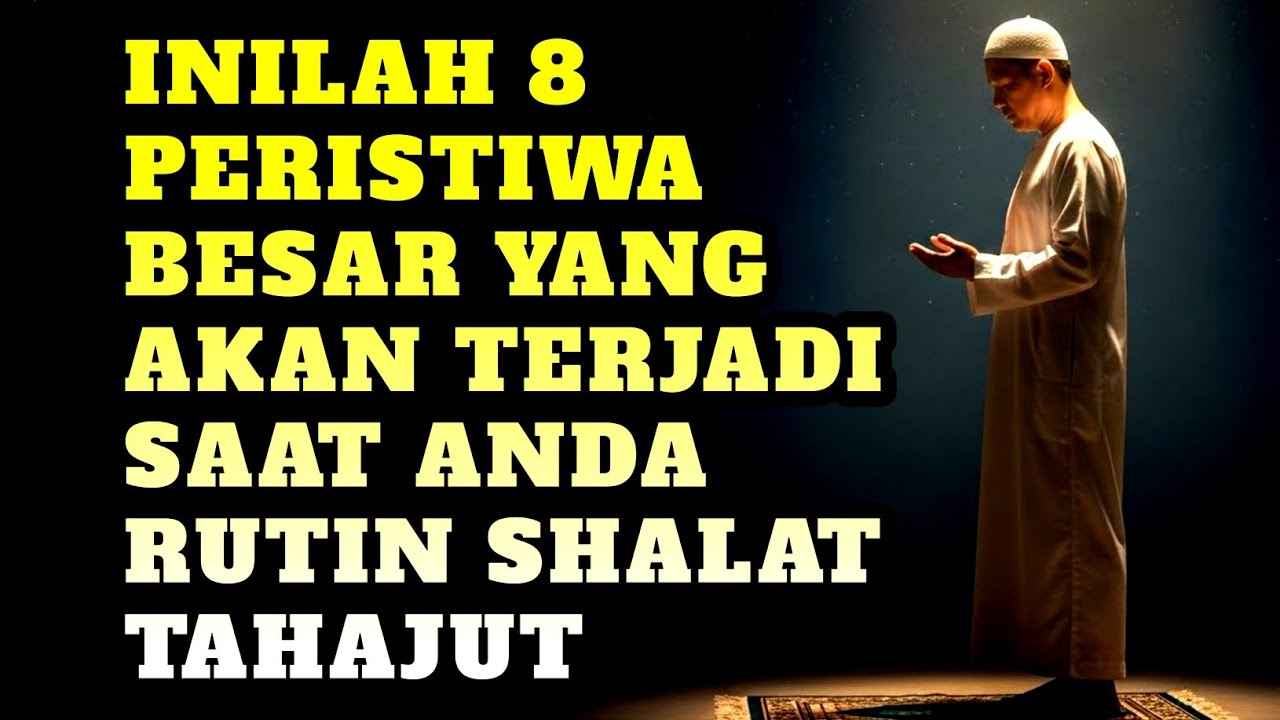 BERSYUKURLAH !! Inilah 8 Peristiwa Besar Yang Terjadi Saat Anda Rutin Sholat Tahajud