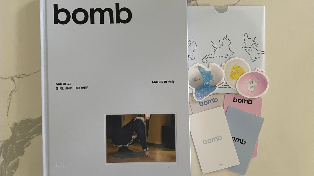 ASMR - Illit: bomb (Whisper, Tapping, Tracing, Page Flipping) Relaxing Kpop Album Unboxing