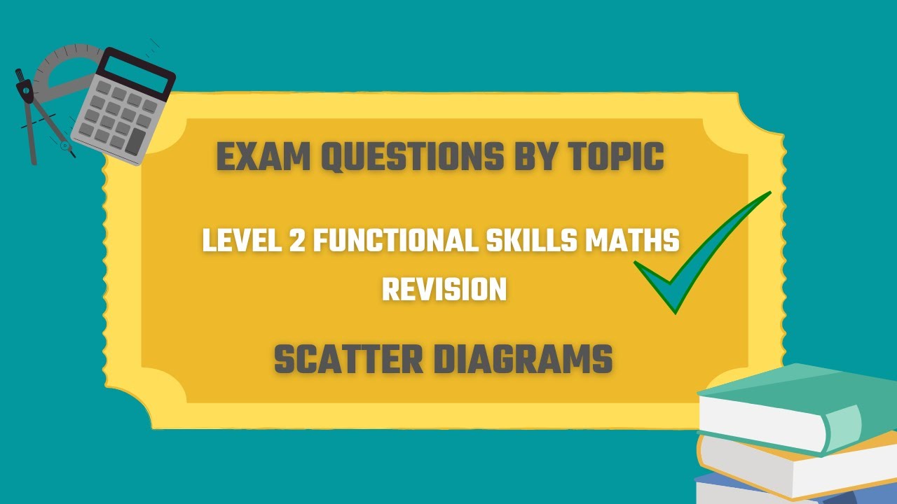 Scatter Diagrams Exam Questions. Revise for your Level 2 Functional Skills Maths