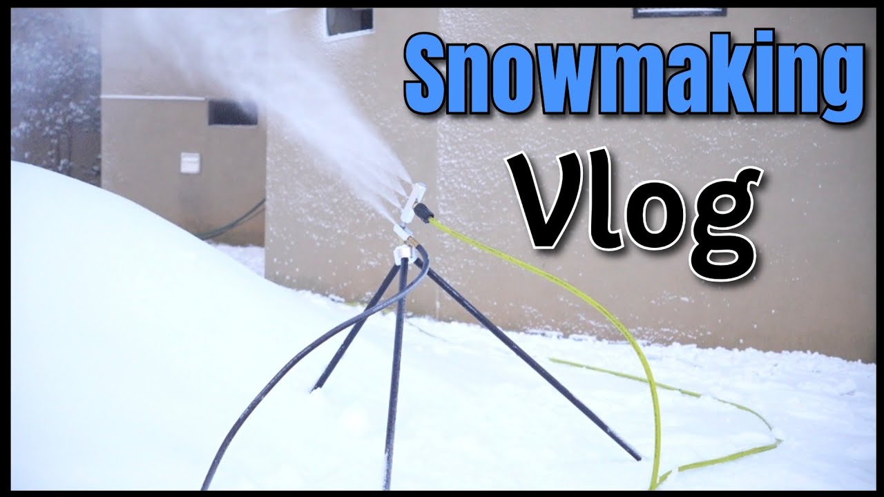 Making Snow At The Office (VLOG) 