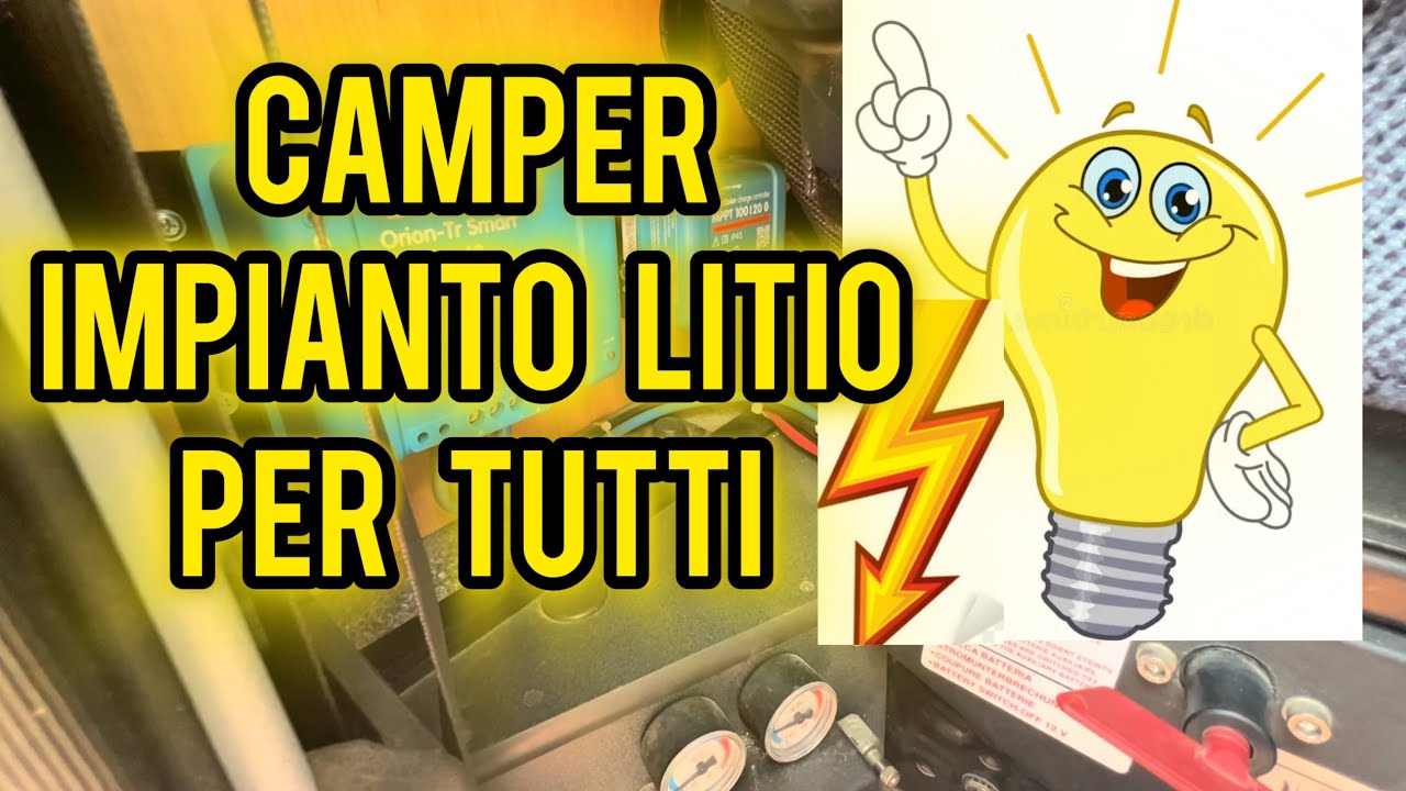 LITIO senza spendere una Fortuna impianto elettrico #camper