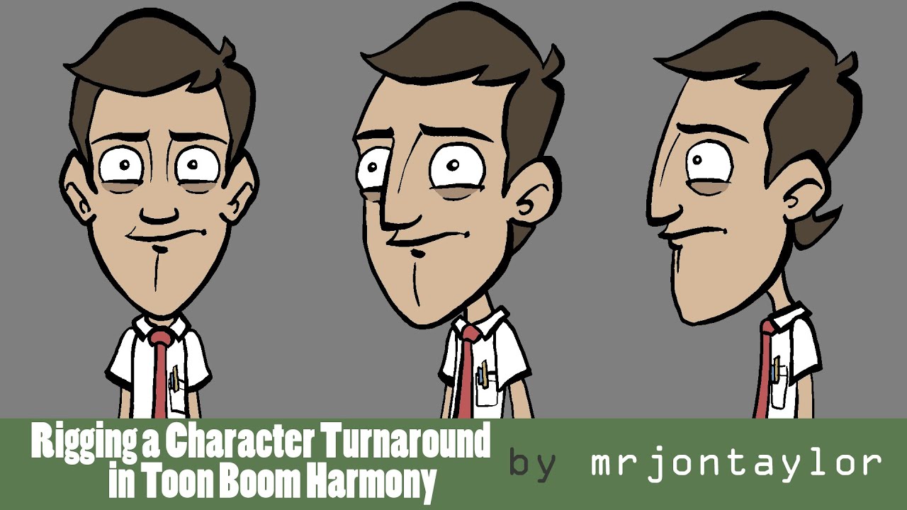 Rigging a Character Turnaround in Toon Boom Harmony (character by Jazza)