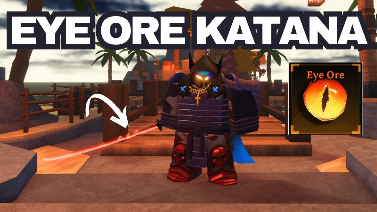 Roblox The Forge: Forging the Most OP Eye Ore Katana (Easy Recipe)
