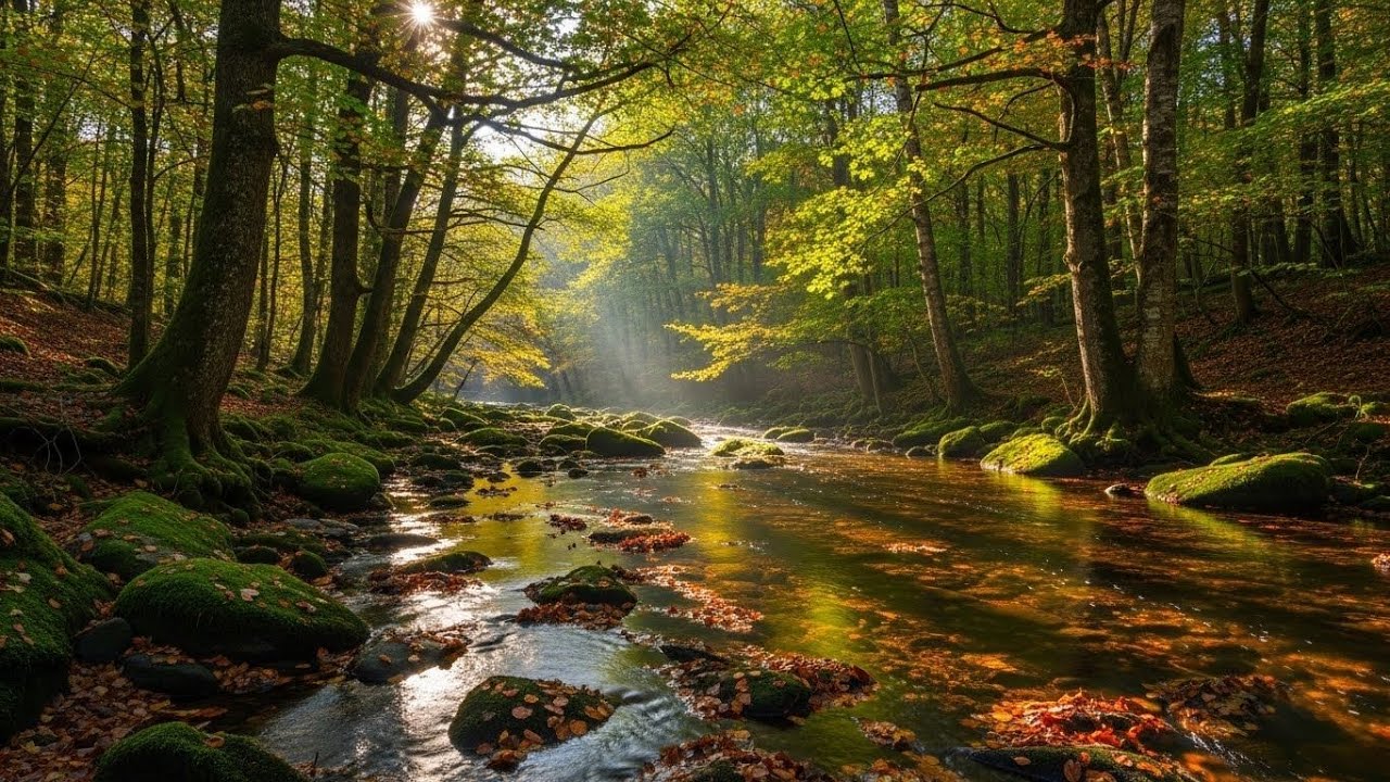Tranquil River Flow 🌿 Soothing Nature Soundscape for Sleep and Stress Relief #213