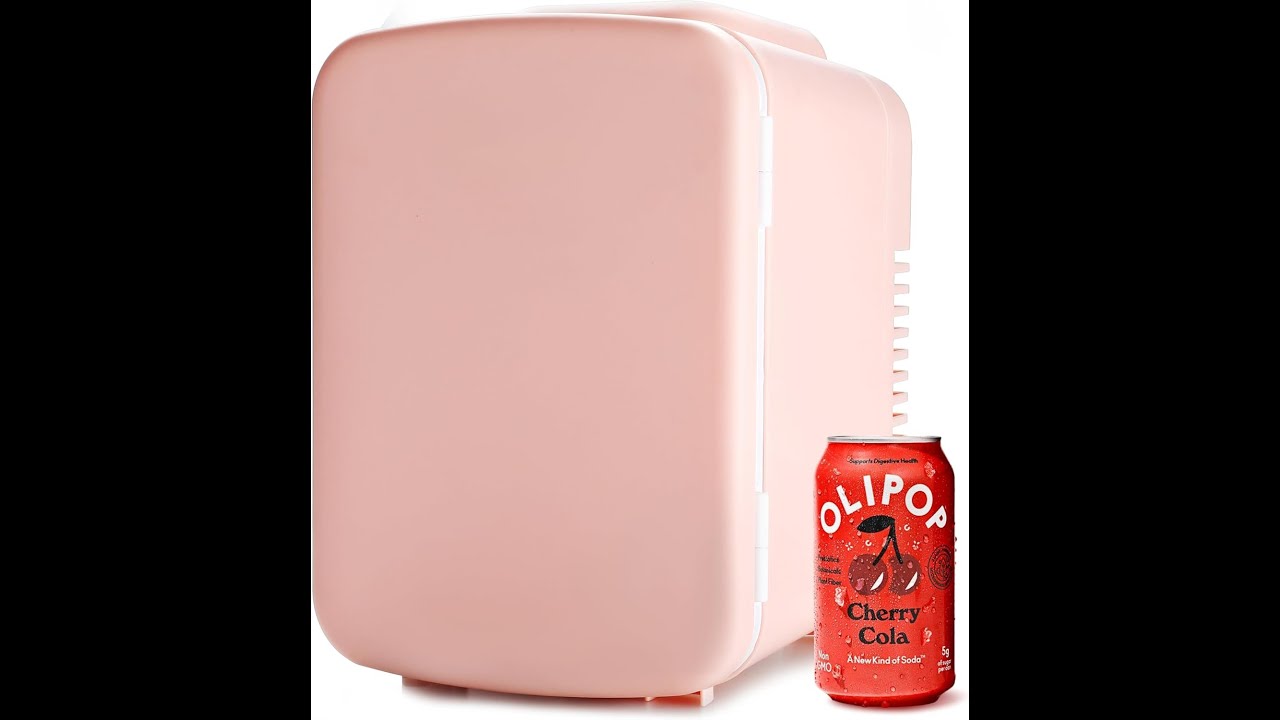 HealSmart Mini Pink Fridge Review - Pros & Cons - HealSmart mini fridge