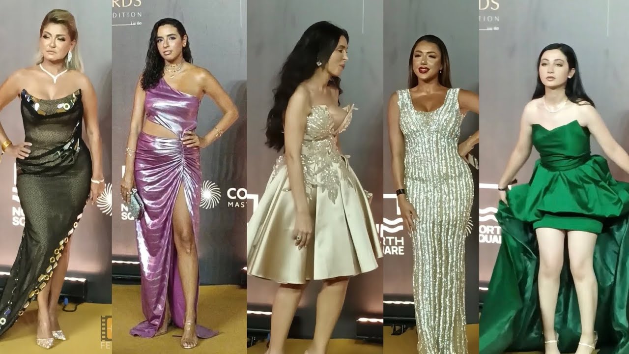 #مهرجان_القاهرة_للدراما .. جراءة سارة عبد الرحمن 🔥 .. عملية تجميل سارة سلامة 😍 .. فستان دينا 😳