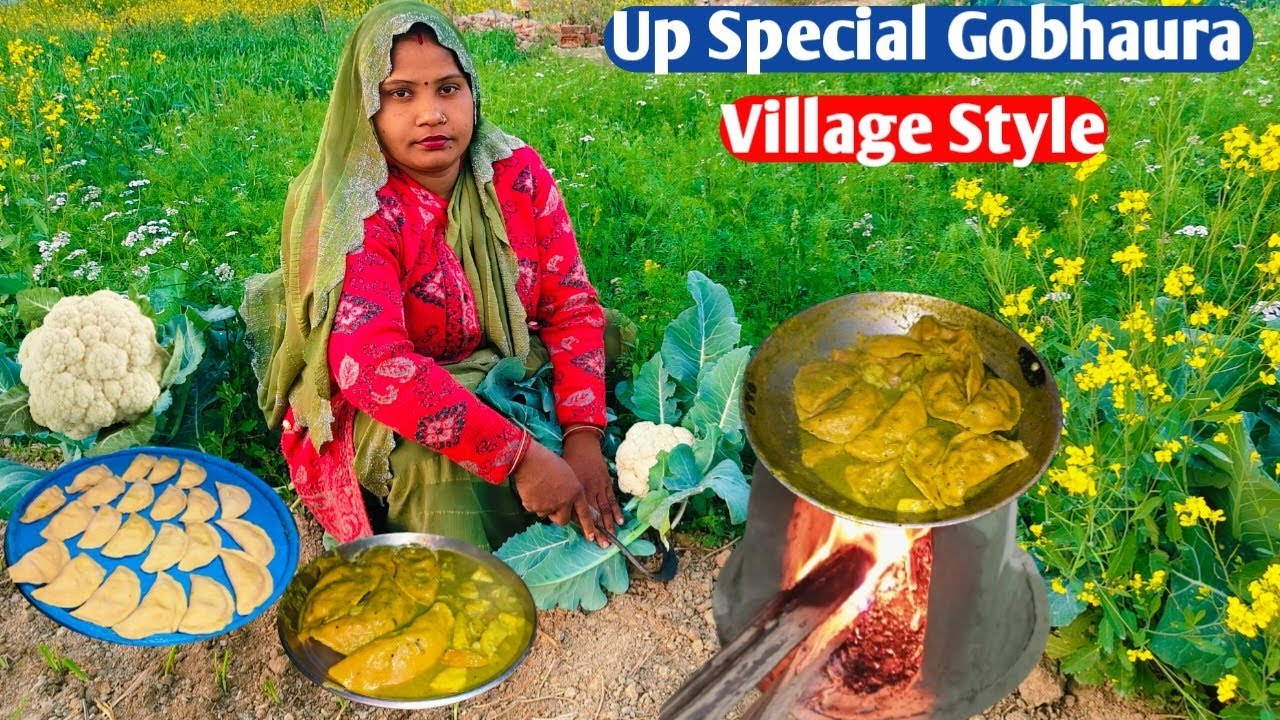  Up special Gobhaura or gobhi ka gujiya||फूल गोभी का गभौरा बनाने का तरीका|| 