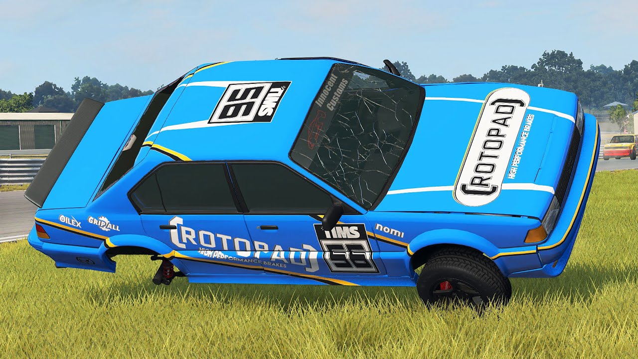 Satisfying Racing Rollover Crashes #17 | BeamNG Drive