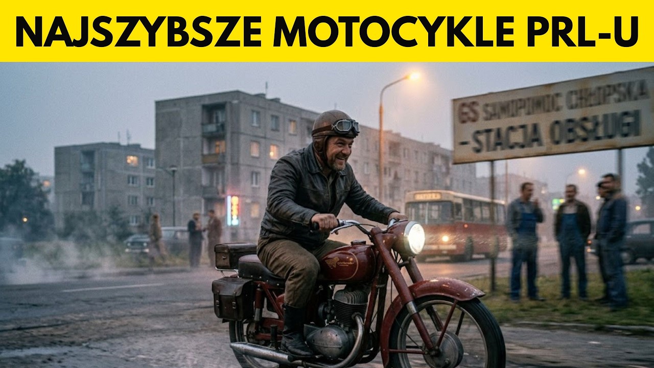 TOP 7 motocykli PRL! Polska robiła to LEPIEJ niż Zach&oacute;d.