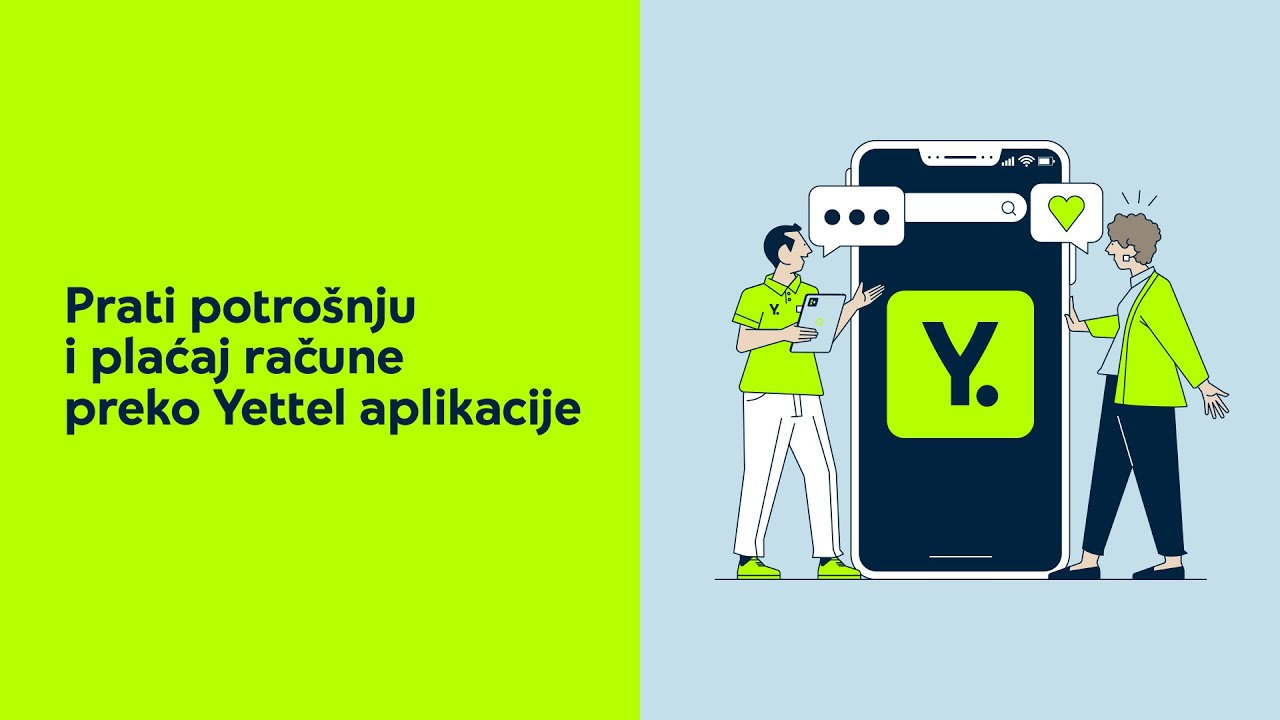 Skini Yettel aplikaciju, uz koju lako pratiš svoju potrošnju i plaćaš račune