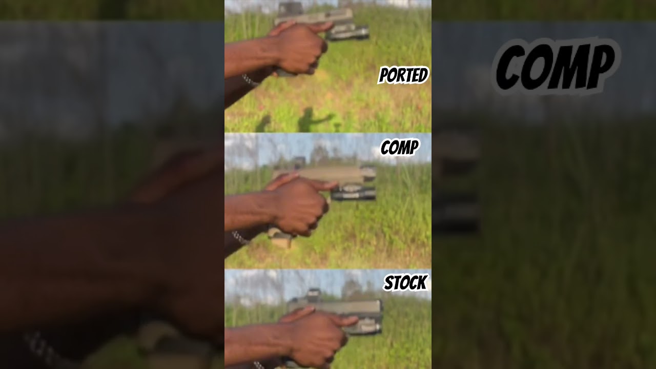 Ported vs. Compensated barrel video OUT NOW!! #shorts #viral #gun