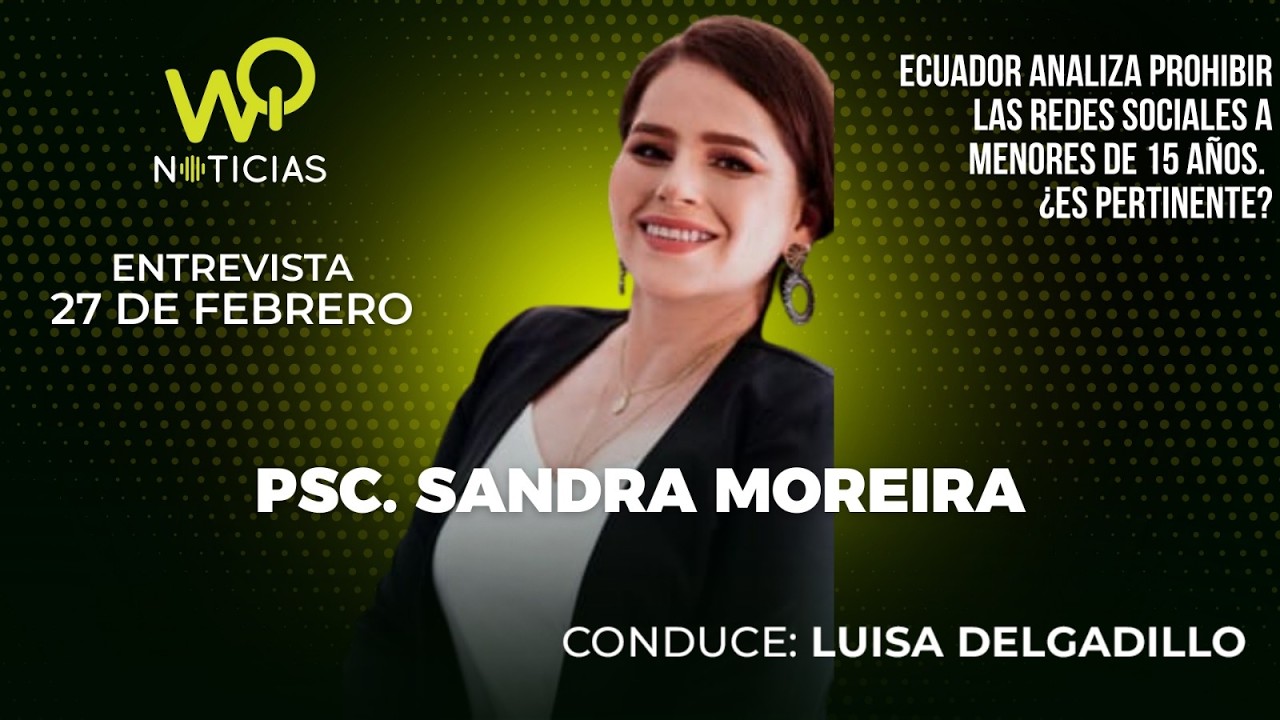 Psc. Sandra Moreira Ferrín, Psicóloga Clínica.