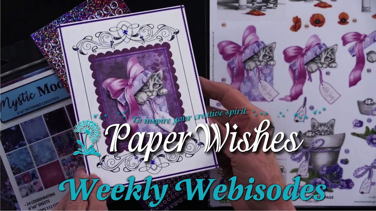 4 Sweet Cards Using Die-Cut Decoupage by Katy Sue & Dazzle 'em Cards