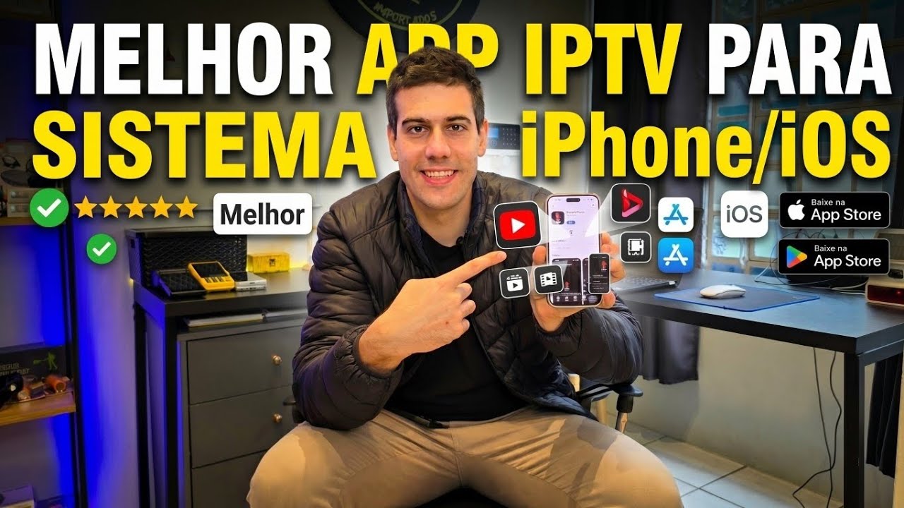 QUAL O MELHOR APLICATIVO DE IPTV PARA IPHONE? / IPTV NO SISTEMA IOS GR&Aacute;TIS / BLESSED PLAYER