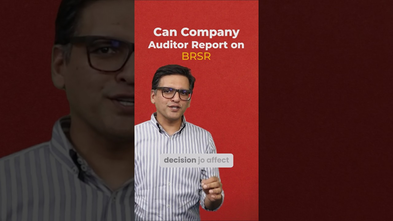 ESB Recent Update. BRSR  assurance and ADVISORY can be given by the same company's auditor #cafinal