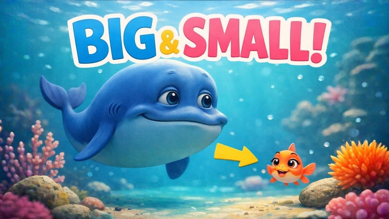 Big & Small – Animal Song for Toddlers  Learning