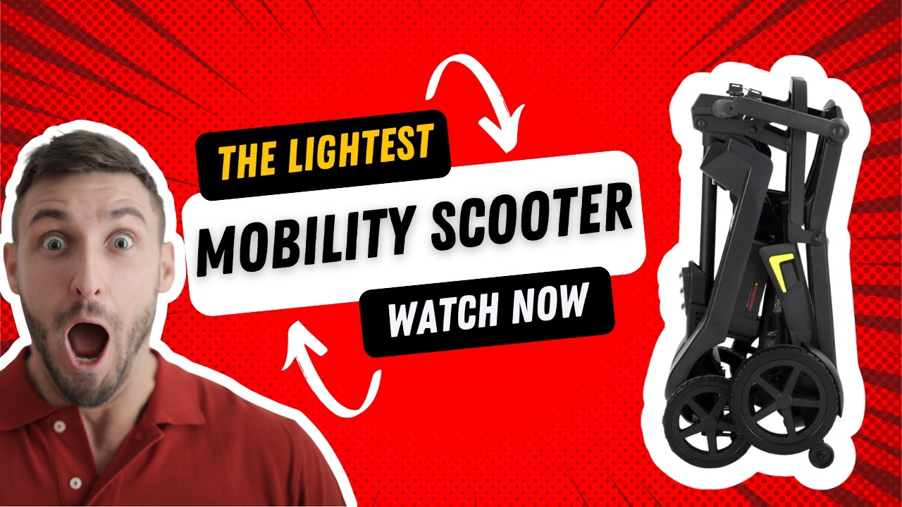 The Most Lightweight Folding Mobility Scooter in the World? | Welzo FreeFold X