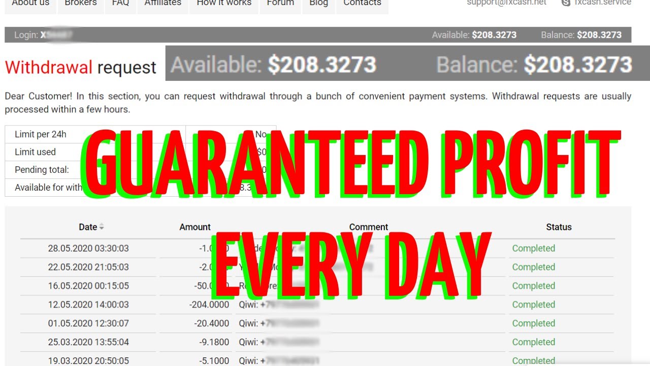 INSTANT CASHBACK OF THE FOREX COMMISSION !!!