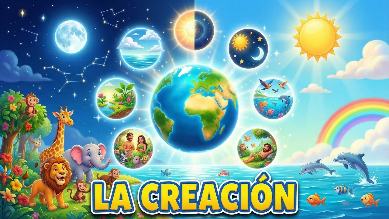 Desde la Nada: La Creación del Mundo | Cuento Bíblico para Niños #dioshizoalmundo #bibliaparaniños