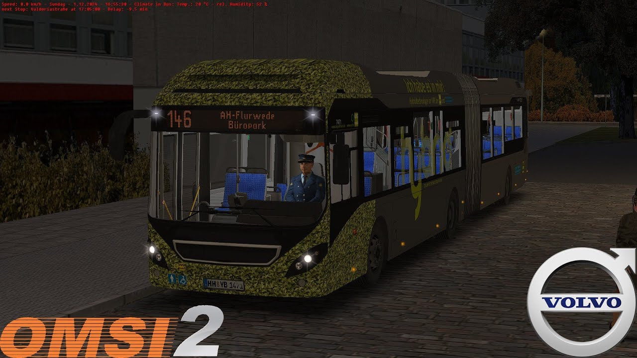 Omsi 2 - Ahlheim Laurenzbach Updated - Line 126 - Volvo 7900 LH Hybrid
