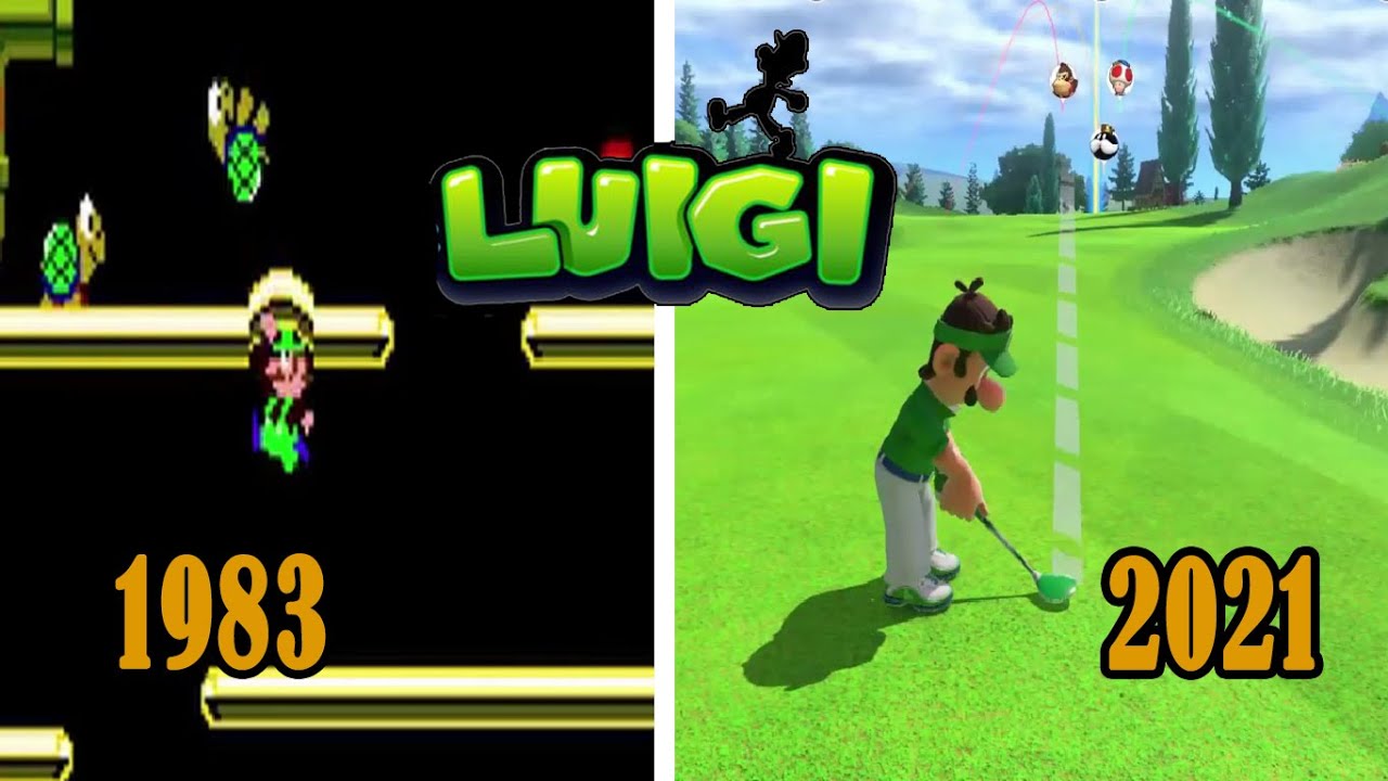 Evolution game Luigi 1983 to 2021 || Evolution Of Games