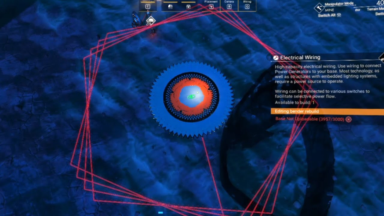 Complex Circles (Old Method)- Advanced Glitch Building - No Man's Sky